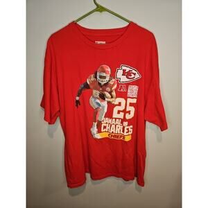 NFL Team Apparel Kansas City Chiefs Jamaal Charles #25 Graphic T-Shirt Men’s 2XL